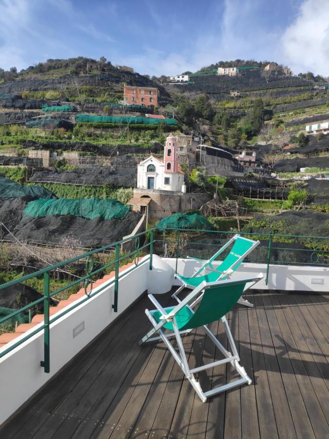 Appartamento La Casa Sul Monte Minori Esterno foto